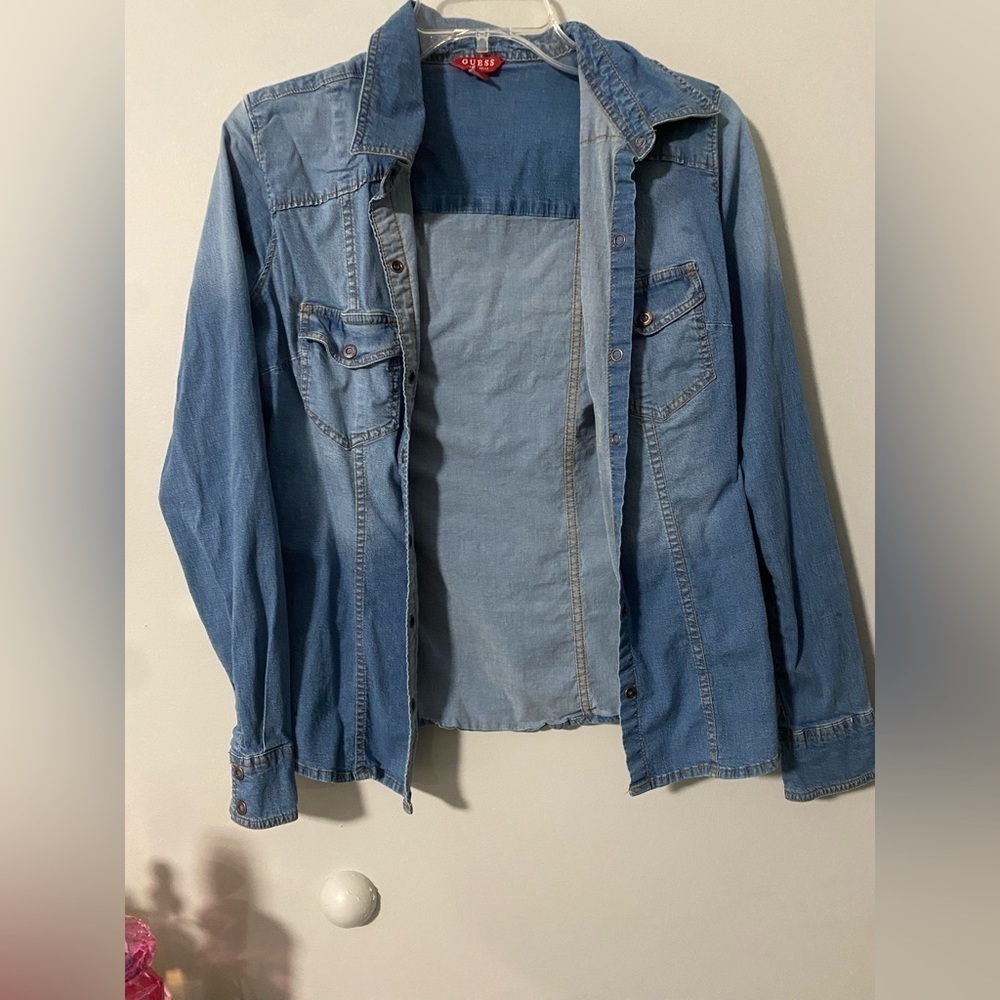 Guess denim top